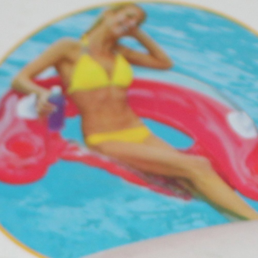 Intex Vinyl Sit 'N Float Inflatable Tube Pool Float, in Hot Pink  Adult Size